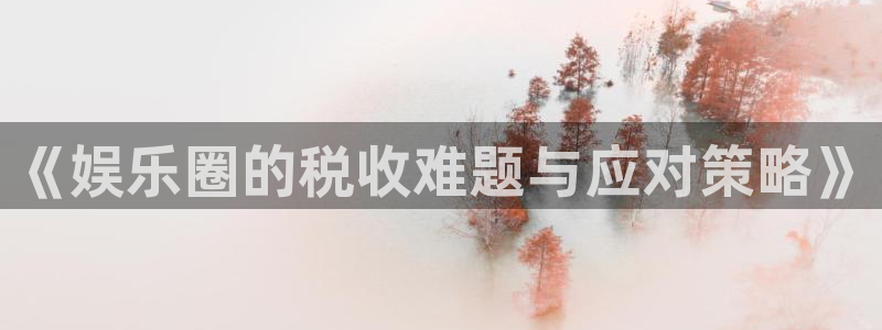 壹号官方app下载安装：《娱乐圈的税收难题与应对策略》